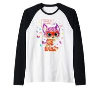 Disney Jr. SuperKitties Willa Ready to Roar Big Pose Kids' Manche Raglan