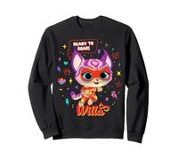 Disney Jr. SuperKitties Willa Ready to Roar Big Pose Kids' Sweatshirt