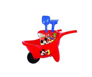 Disney Junior 729 Disney Mickey Mouse Club House Brouette avec Seau 49 cm
