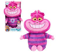 Disney Junior Alice's Wonderland Bakery Chat & Glow Chat & Glow Cheshire, Animal en Peluche Mignon, Jouet sous Licence Officielle pour Enfants à partir de 3 Ans