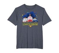 Disney Junior Firebuds Team Work Together T-Shirt, Homme Grandes tailles, Bleu Chiné, 3X Tall