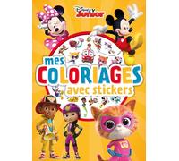 Mes Coloriages Avec Stickers Disney Junior