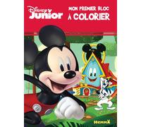 Disney Junior Mickey Mouse Funhouse - Mon premier bloc à colorier - Collectif - Hemma - broché - Document jeunesse