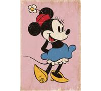 Disney Junior Pyramid International Rétro Minnie Mouse Maxi Poster, Multicolore, 61 x 91.5 x 1.3 cm