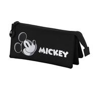 Disney Karactermania Mickey Mouse Iconic-Trousse HS Silver, Noir