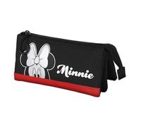 Disney Karactermania Trousse Minnie Mouse Sparkle HS Argent/Noir