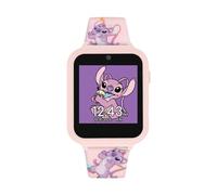Disney Kids Lilo & Stitch Ange Rose Digital Interactive Smart Watch avec Bracelet en Silicone LAS4088, Rose, Moderne, Rose, Moderne
