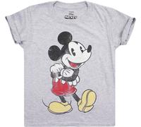 Disney Kids' Regular Fit T-Shirt Gris 7-8 ans Male
