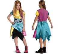 Disney L’Étrange Noël de Monsieur Jack - Déguisement Enfant Sally avec Détails Authentiques - Taille L 10 à 12 Ans - Licence Officielle du Film - Costume de Jeu et Halloween