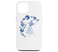 Disney La Belle au Bois Dormant Princesse Aurore Bleu Floral Coque pour iPhone 13