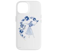 Disney La Belle au Bois Dormant Princesse Aurore Bleu Floral Coque pour iPhone 14