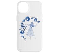 Disney La Belle au Bois Dormant Princesse Aurore Bleu Floral Coque pour iPhone 14 Plus