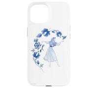 Disney La Belle au Bois Dormant Princesse Aurore Bleu Floral Coque pour iPhone 15