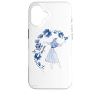 Disney La Belle au Bois Dormant Princesse Aurore Bleu Floral Coque pour iPhone 16