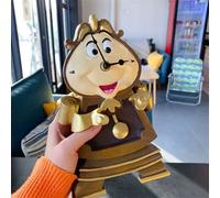 Disney la belle et la bête Cogsworth Mr horloge 24 cm Figurine Collection décoration jouets Pvc modèle cadeaux de noël Tray support