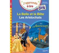 Disney - La Belle et la bête / Les Aristochats - Spécial DYS (dyslexie) - Laurianne Geffroy - Hachette Education - broché - Scolaire / Universitaire