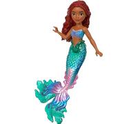 Disney La Petite Sirène Mini-Poupée Ariel avec Queue Et Nageoire De Sirène Caractéristiques en Dégradé De Couleurs, À Collectionner, Jouet Enfant, A Partir De 3 Ans, HNF43