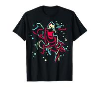 Disney La Petite Sirène Sebastian Neon Lights Portrait T-Shirt