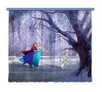 Disney La Reine De Neige Skating -Set De 2 Rideaux Pour Chambre Enfant -180 X 160 Cm (2x 90x160cm)