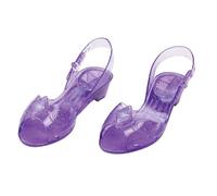 Disney La Reine des Neiges 2 - Chaussures Enfant Elsa Accessoire de Costume Princesse - Taille M (11-12 Ans) - Sous Licence Officielle - Chaussures Déguisement Fille pour Halloween et Carnaval