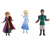 Disney La Reine des Neiges 2 - Coffret de Mini-poupees Figurines Elsa, Anna et Matttias
