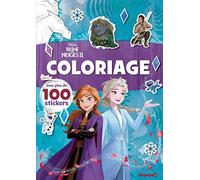 Disney La Reine des Neiges 2 - Coloriage avec plus de 100 stickers - Livre de coloriage avec stickers - Dès 4 ans