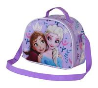 Disney La Reine des Neiges 2 (Frozen 2) Beauty-Sac Repas 3D, Lilas, 26 x 20 cm