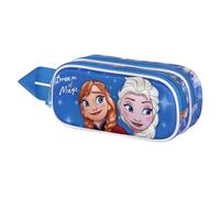 Disney La Reine des Neiges 2 (Frozen 2) Dream-Trousse 3D Double, Bleu, 22 x 9,5 cm