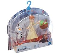Disney La Reine des Neiges 2 - Mini poupées Anna et Olaf avec Panier