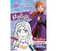 Disney La Reine des Neiges 2 - Mon bloc de styliste - Collectif - Hemma - broché - Document jeunesse