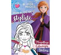 Disney La Reine des Neiges 2 - Mon bloc de styliste - Collectif - Hemma - broché - Document jeunesse