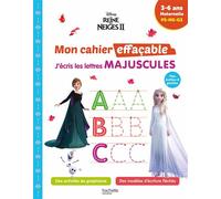 Disney – La Reine des neiges 2 : Mon cahier effaçable – J'écris les lettres majuscules (3-6 ans)