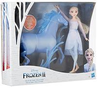Poupée Disney La Reine des Neiges 2 Elsa et Nokk le cheval Bleu ciel