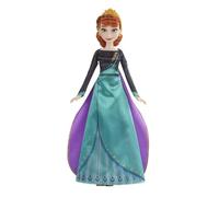 DISNEY LA REINE DES NEIGES 2 - Poupée mannequin Anna Reine - robe, chaussures et longs cheveux roux - pour enfants - dès 3 ans