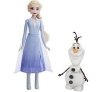 Disney La Reine des Neiges 2 - Poupées Princesse Disney Elsa 29 cm et Olaf 18 cm électroniques E5508EU4