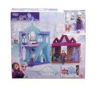 Mattel Disney La Reine des Neiges Coffret Château Jeu des Animaux d’hiver avec petite poupée Elsa, 10 zones de jeu, 3 amis animaux et 8 accessoires, inspiré des Animaux d’Arendelle, JFG28