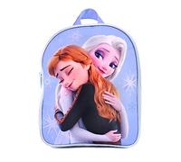 Disney La Reine des Neiges Elsa Anna Olaf Sac à dos pour enfant avec compartiment principal et compartiment secondaire Filet à boissons