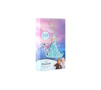Disney La Reine des Neiges Elsa | Diamond Painting | 160 strass | Kit créatif pour décorer son porte-clés de strass avec Anna et Elsa qui se font un câlin, parfait pour le cartable, dès 3 ans