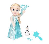 Disney - La Reine des Neiges - Grande Poupée Elsa Chantante - 35 cm - Chanson Libérée Délivrée - Licence Officielle - Cheveux Coiffables Soyeux - Accesoires Inclus - Idée Cadeau Jouet Dès 3 Ans