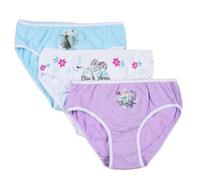 Disney La Reine des Neiges, Lot 3 Culottes, Fille (FR/ES, Âge, 5 Ans, 6 Ans, Taille Normale, Bleu)