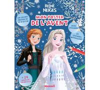 Disney La Reine des Neiges I & II - Mon poster de l'Avent - 24 jours de coloriage - Hiver à Arendelle - coloriage 4 ans - coloriage Avent - coloriage La Reine des Neiges - coloriage Disney