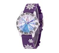 Disney La Reine des Neiges Montre analogique à quartz avec bracelet en plastique pour enfants, violet, bracelet, violet, Bracelet
