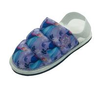 Disney La Reine des Neiges Pantoufles pour filles avec doublure en peluche, bleu, taille 8 UK, 26 EU