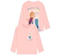 Disney La Reine des Neiges Tee Shirt Manches Longues Fille Elsa et Anna, Tee Shirt Fille Princesse, T-Shirt Enfant en Coton 5-6 Ans