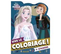 Disney La Reine des Neiges - Vive le coloriage ! - Livre de coloriage avec stickers - Dès 4 ans
