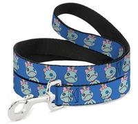 Disney Laisse pour chien Lilo and Stitch Scrump Bleu 1,2 m de long 1,3 cm de large