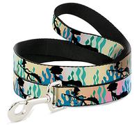 Disney Laisse pour chien Luca et Alberto Sea Monsters Noir ombré 1,2 m de long 1,3 cm de large