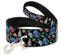Disney Laisse pour Chien Motif Floral Tropical Longueur 1,8 m Largeur 3,8 cm