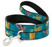 Disney Laisse pour chien Motif monstres marins Luca et Alberto Bleu 1,2 m de long 1,3 cm de large