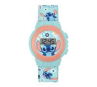 Stitch LAS4082ARG Montre à quartz numérique Bleu, bleu, Disney
